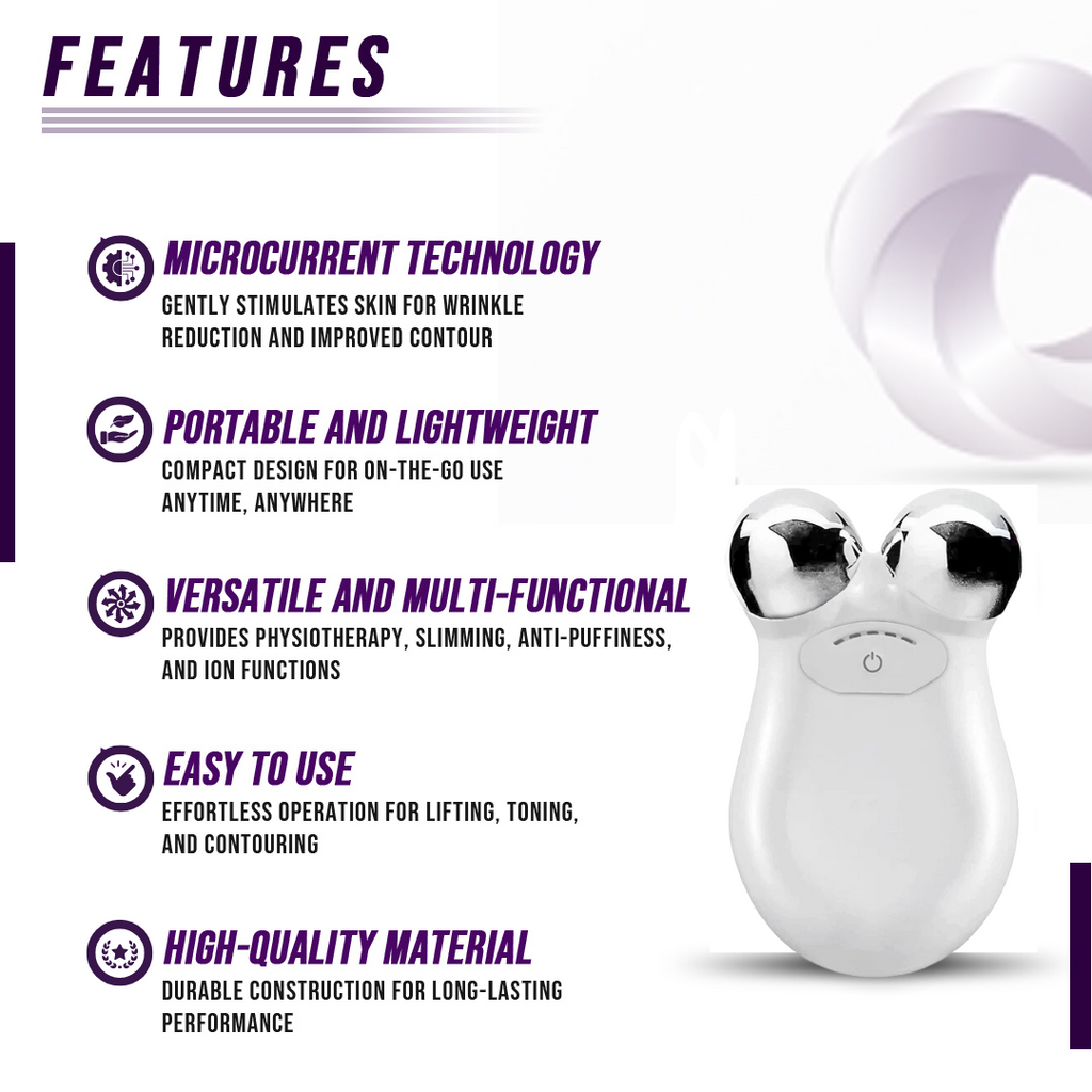 Microcurrent Facial Toning Device - Sculpt and Lift Skin
