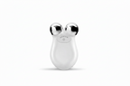 Microcurrent facial toning device with branding on a white background