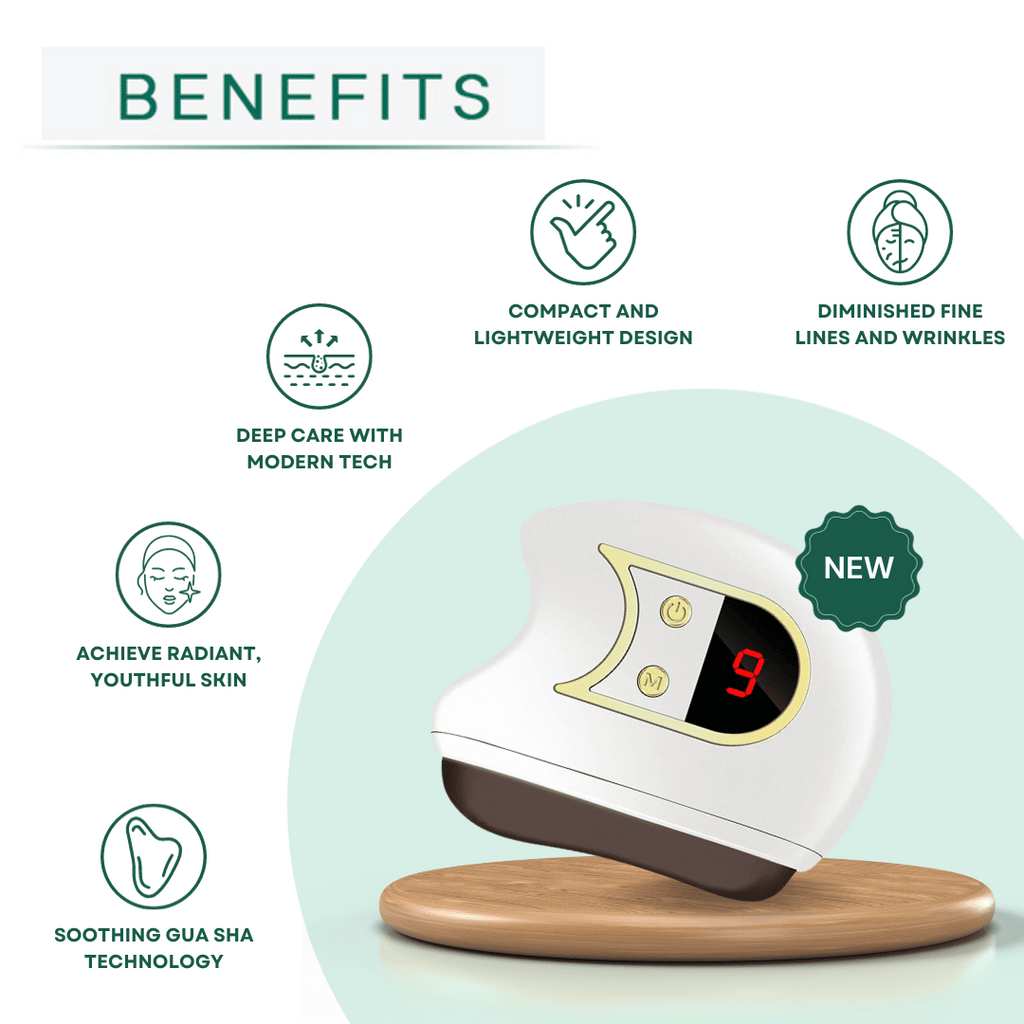 Electric Gua Sha Facial Massager - Sculpt and Depuff