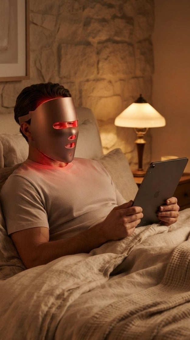 3D Light Therapy Anti-Aging Face Mask & Tachyphoton Freezing-Age Neck Beauty Instrument Set