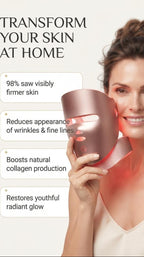 3D Light Therapy Anti-Aging Face Mask & Tachyphoton Freezing-Age Neck Beauty Instrument Set