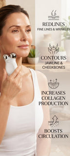 Microcurrent Facial Toning Device - Sculpt and Lift Skin