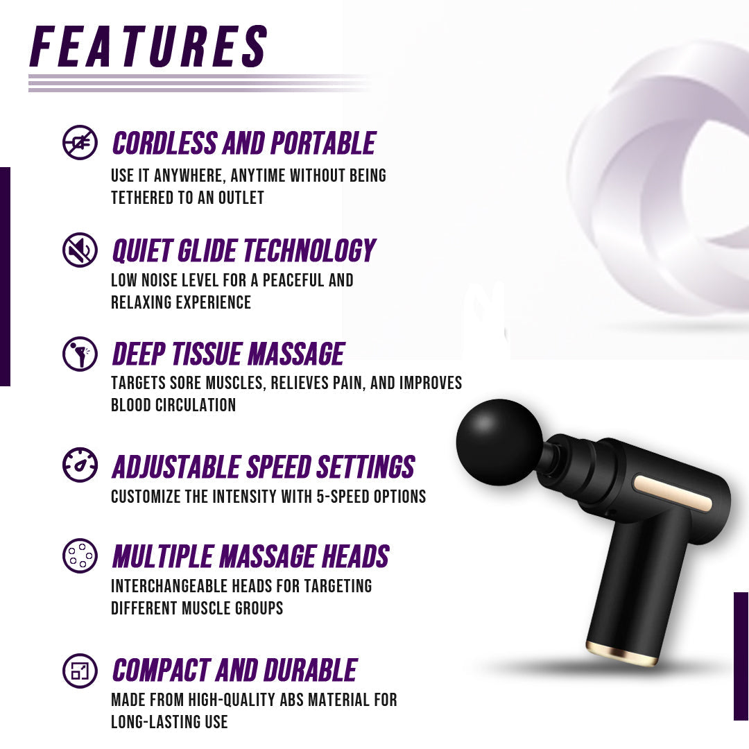 Muscle Massage Gun - Deep Tissue Percussive Therapy