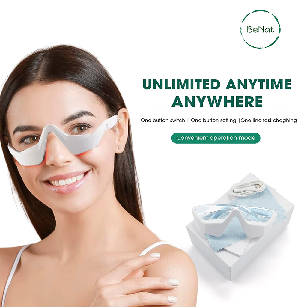 Red Light Therapy Eye Massager - Reduce Dark Circles