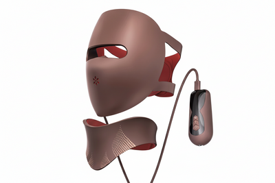 3D Light Therapy Anti-Aging Face Mask & Tachyphoton Freezing-Age Neck Beauty Instrument Set