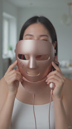 3D Light Therapy Anti-Aging Face Mask & Tachyphoton Freezing-Age Neck Beauty Instrument Set