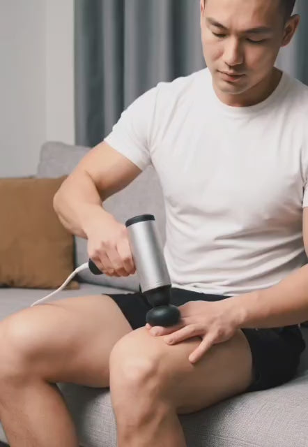 Muscle Recovery Bundle - Deep Tissue Massager and Heat Pad