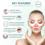 Red Light Therapy Eye Massager - Reduce Dark Circles